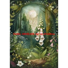 Látkový panel kolekce MAGICKÝ LES 399-59
