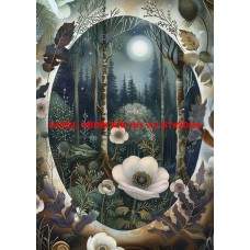 Látkový panel kolekce MAGICKÝ LES 399-61