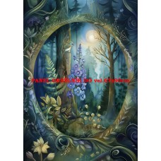 Látkový panel kolekce MAGICKÝ LES 399-62