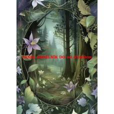 Látkový panel kolekce MAGICKÝ LES 399-63