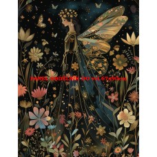 Látkový panel kolekce MAGICKÝ LES - MYSTICKÉ VÍLY  399-72