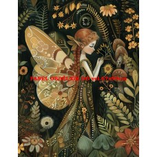 Látkový panel kolekce MAGICKÝ LES - MYSTICKÉ VÍLY  399-73