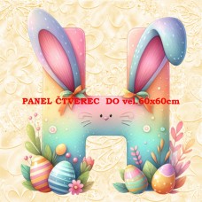 Látkový panel kolekce PÍSMENA VELIKONOCE 424-284