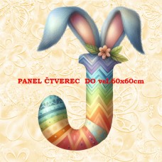Látkový panel kolekce PÍSMENA VELIKONOCE 424-286