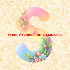 Látkový panel kolekce PÍSMENA VELIKONOCE 424-295