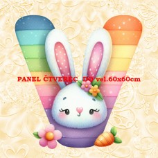 Látkový panel kolekce PÍSMENA VELIKONOCE 424-298