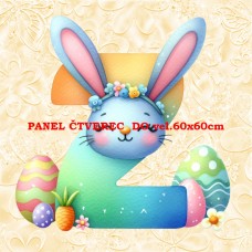 Látkový panel kolekce PÍSMENA VELIKONOCE 424-302