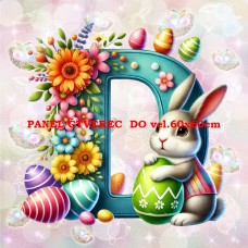 Látkový panel kolekce PÍSMENA VELIKONOCE 424-307