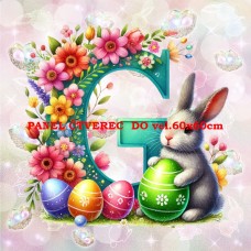 Látkový panel kolekce PÍSMENA VELIKONOCE 424-310