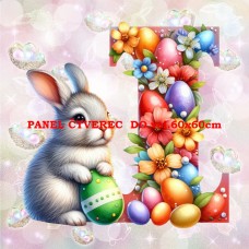 Látkový panel kolekce PÍSMENA VELIKONOCE 424-312