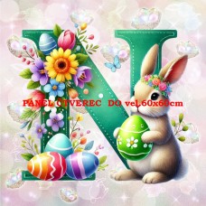 Látkový panel kolekce PÍSMENA VELIKONOCE 424-317 Látkový panel kolekce PÍSMENA VELIKONOCE 424-317