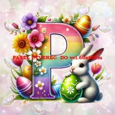 Látkový panel kolekce PÍSMENA VELIKONOCE 424-319 Látkový panel kolekce PÍSMENA VELIKONOCE 424-319