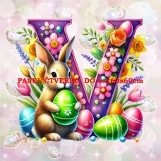 Látkový panel kolekce PÍSMENA VELIKONOCE 424-325 Látkový panel kolekce PÍSMENA VELIKONOCE 424-325