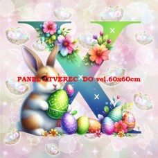 Látkový panel kolekce PÍSMENA VELIKONOCE 424-327 Látkový panel kolekce PÍSMENA VELIKONOCE 424-327