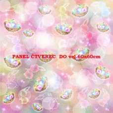 Látkový panel kolekce PÍSMENA VELIKONOCE 424-331 Látkový panel kolekce PÍSMENA VELIKONOCE 424-331