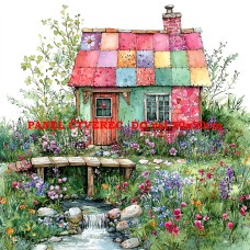 BAVLNĚNÝ PANEL  25x25 cm  flp681