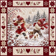 Látkový panel kolekce PATCHWORK VÁNOCE  441-1861