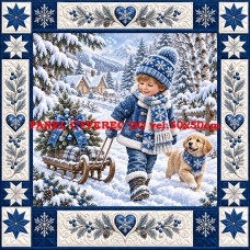 BAVLNĚNÝ PANEL  10x10 cm VAF524