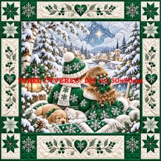 Látkový panel kolekce PATCHWORK VÁNOCE  441-1979