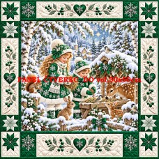Látkový panel kolekce PATCHWORK VÁNOCE  441-1989