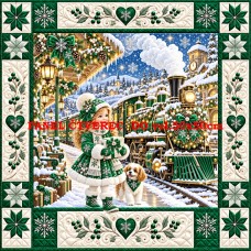 Látkový panel kolekce PATCHWORK VÁNOCE  441-1993