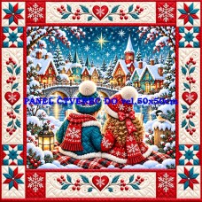 Látkový panel kolekce PATCHWORK VÁNOCE  441-2009