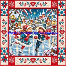 Látkový panel kolekce PATCHWORK VÁNOCE  441-2010