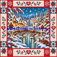Látkový panel kolekce PATCHWORK VÁNOCE  441-2031