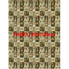 BAVLNĚNÝ PANEL NA DEKU - KOLEKCE MYSTICKÉ VÍLY - 90x120cm    459-169