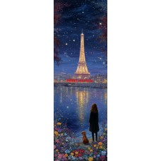 Látkový panel na záložku -  kolekce PAŘÍŽ -  478-53