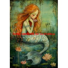 Látkový panel  kolekce ZELENÁ VÍLÍ POHÁDKA  494-101