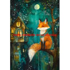 Látkový panel  kolekce ZELENÁ VÍLÍ POHÁDKA  494-104