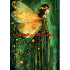Látkový panel  kolekce ZELENÁ VÍLÍ POHÁDKA  494-106