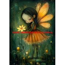 Látkový panel  kolekce ZELENÁ VÍLÍ POHÁDKA  494-108