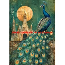 Látkový panel  kolekce ZELENÁ VÍLÍ POHÁDKA  494-11