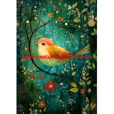 Látkový panel  kolekce ZELENÁ VÍLÍ POHÁDKA  494-118