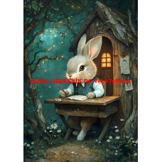 Látkový panel  kolekce ZELENÁ VÍLÍ POHÁDKA  494-14