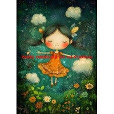 Látkový panel kolekce ZELENÁ VÍLÍ POHÁDKA 494-142 Látkový panel kolekce ZELENÁ VÍLÍ POHÁDKA 494-142