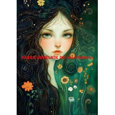 Látkový panel kolekce ZELENÁ VÍLÍ POHÁDKA 494-149 Látkový panel kolekce ZELENÁ VÍLÍ POHÁDKA 494-149