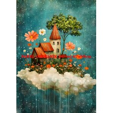 Látkový panel kolekce ZELENÁ VÍLÍ POHÁDKA 494-151 Látkový panel kolekce ZELENÁ VÍLÍ POHÁDKA 494-151