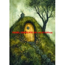 Látkový panel  kolekce ZELENÁ VÍLÍ POHÁDKA  494-153