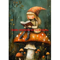 Látkový panel kolekce ZELENÁ VÍLÍ POHÁDKA 494-167 Látkový panel kolekce ZELENÁ VÍLÍ POHÁDKA 494-167