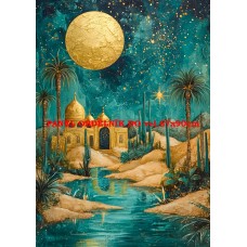 Látkový panel kolekce ZELENÁ VÍLÍ POHÁDKA 494-176 Látkový panel kolekce ZELENÁ VÍLÍ POHÁDKA 494-176