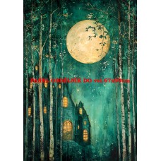 Látkový panel kolekce ZELENÁ VÍLÍ POHÁDKA 494-177 Látkový panel kolekce ZELENÁ VÍLÍ POHÁDKA 494-177