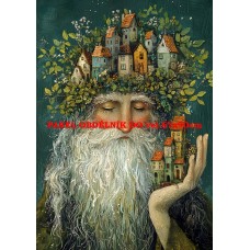 Látkový panel kolekce ZELENÁ VÍLÍ POHÁDKA 494-182 Látkový panel kolekce ZELENÁ VÍLÍ POHÁDKA 494-182