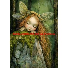 Látkový panel  kolekce ZELENÁ VÍLÍ POHÁDKA  494-184