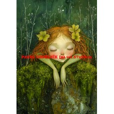 Látkový panel  kolekce ZELENÁ VÍLÍ POHÁDKA  494-185