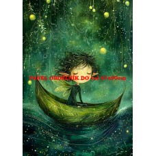 Látkový panel  kolekce ZELENÁ VÍLÍ POHÁDKA  494-188