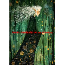 Látkový panel  kolekce ZELENÁ VÍLÍ POHÁDKA  494-190