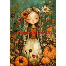 Látkový panel  kolekce ZELENÁ VÍLÍ POHÁDKA  494-200